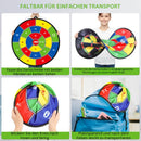 SkillDarts - Große doppelseitige Dartscheibe für Kinder mit klebenden Kugeln und Zielspiel