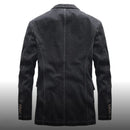 Nolan - Langärmelig Reverskragen Denim Jacke