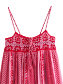 Emma – Ärmelloses Maxikleid mit Spaghetti Trägern und rückenfreiem Entwerfen