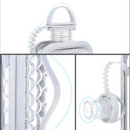 CoolSphere – Tragbare Eiswürfelbereiterflasche mit runden Eisformen