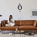 TickHalo – Elegante Wassertropfen-Wanduhr mit modernem Entwerfen