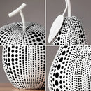 DotFruit – Apfelskulptur mit Punkten für Regal oder dekorative Fläche