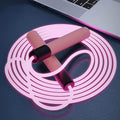 FlashRope - LED Springseil Verstellbares leuchtendes Fitnessseil mit ergonomischen Griffen und Taschenlampe