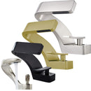 FlowEdge – Gebogene Badezimmerarmatur mit Einzelgriff und klarem Entwerfen