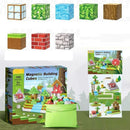 Magnetisch - Bauklötze Set Bunte magnetische Spielzeugklötze für kreatives Bauen und Spielen