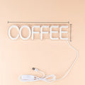 GlowBrew – LED Kaffeeschild Licht dekorative Wandkunst für Cafés und Zuhause