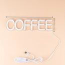 GlowBrew – LED Kaffeeschild Licht dekorative Wandkunst für Cafés und Zuhause