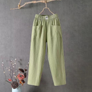 Esra - Lockere Passform Hosen mit elastischem Bund und Taschen