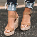 Sophie - Lässige rutschfeste Keilsandalen mit verstellbarem Riemen