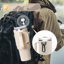 SipSafe - Wasserflaschenhalter Neoprenhülle mit verstellbarem Riemen und Taschen