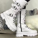 Emilia – Lässige rutschfester Sohle Stiefel mit Reißverschluss und Schnallen