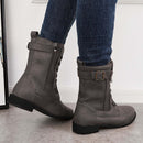 Belinda – Bequeme rutschfeste Schuhe mit seitlichem Reißverschluss