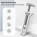 GripMaster - Multifunktionales Miniwerkzeug mit Schraubenschlüssel Flaschenöffner und Nagelzieher