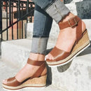 Marilina – Stylische Sandalen mit Schnallenriemen und rutschfester dicker Sohle