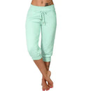 Hedda – Schlanke Passform CroppedHose mit Kordelzug Taille und Taschen
