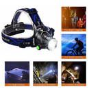 LumiTrail – Wiederaufladbare LED-Stirnlampe mit Zoom-Fokus und wasserdichtem Outdoor-Design