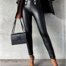 Elifay – Stylische Hose Knopfleiste und hoher Taille mit Schlank Fit