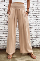 Zophia – Locker geschnittene Hose mit hoher Taille Taschen und weitem Bein
