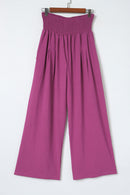 Zophia – Locker geschnittene Hose mit hoher Taille Taschen und weitem Bein
