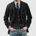 Elias - Langärmelig Jacke Und Knöpfe Westen Set
