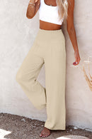 Zophia – Locker geschnittene Hose mit hoher Taille Taschen und weitem Bein