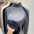 Aria - Langärmeliger Vlies Gefüttert Rollkragenpullover