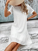 Lydia – Elegantes Midikleid Mit Volantsaum
