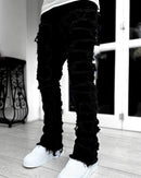 Jadec – Slim Fit Stacked Jeans mit konisch zulaufendem Bein und stylischem Lagenlook