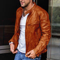 Alaric - Moderne Langärmelig Reißverschluss Jacke Mit Taschen