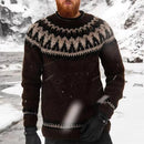 Eike - Bequemer Langarmpullover Rundhalsausschnitt Pullover