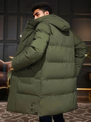 Henry - Langärmelig Gepolstert Kapuze Reißverschluss Jacke