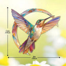 SpiritWings - Hummingbird Memorial Suncatcher Lebendiger Fensterbehang mit symbolischem Gestaltung