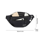 CarrySnap – Multifunktionale Gürteltasche mit Reißverschlusstaschen und verstellbaren Riemen