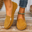 Alwin - Leichte Wildlederschuhe mit flacher rutschfester Sohle