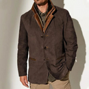 Claus - Langärmelig Vintage Jacke Mit Schaltflächen