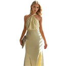 Naina - Elegantes Maxikleid mit Neckholder, ärmellos und schmeichelhafter Passform