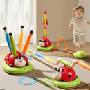 JumpNexus – 3 in 1 Aktivspielzeug mit Springringwurf und Raketenwerfer