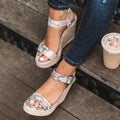 Sophie - Lässige rutschfeste Keilsandalen mit verstellbarem Riemen