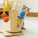 PawTastic - Stabiles Spielzeug mit Riesenrad-Design und Seil Kratzfläche für Katzen