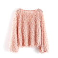 Tabea - Bequemer Rundhalsausschnitt mit langen Ärmeln Warmer Pullover