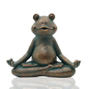 ZenFrog – Meditierende Frosch-Gnom-Statue für die Gartendekoration im Innen- und Außenbereich