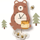 ZooClock – Wanduhr mit Tiermotiven und beweglichem Pendeldesign