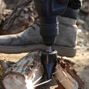 LogiSplit – Hochleistungs Holzspalter mit Bohrkeil für müheloses Holzschneiden