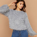 Tabea - Bequemer Rundhalsausschnitt mit langen Ärmeln Warmer Pullover