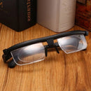 LuxeVision - Brille mit einstellbarem Fokus und Einstellrad für die Korrektur von Nah und Fernsicht