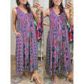 Juna – Modernes Maxikleid mit verstellbaren Trägern und Blumenprint