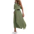Harper - Zweiteiliges Set mit Bundfaltenhose und Elegent Oberteil