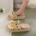 Sabina - Bequeme Sandalen mit Schleife und rutschfester Sohle
