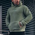 Axel - Langärmelig Flauschiges Vlies Kapuzenpulli Mit Taschen