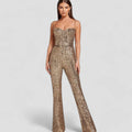 Emily – Stylischer ärmelloser Jumpsuit mit Spaghettiträgern und ausgestelltem Bein